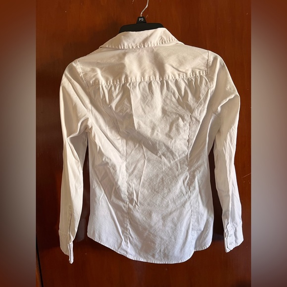 Express / white button down blouse / xs - Picture 2 of 3